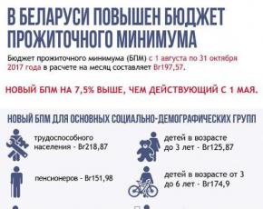 Прожиточный минимум в Беларуси: понятие, цифры, сравнение